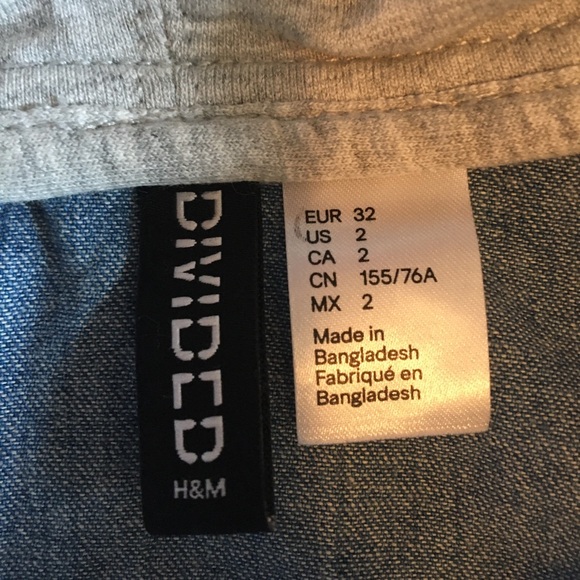 H&M Denim Shirt with Hood - Picture 2 of 2